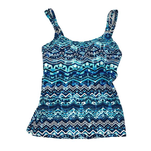 Christina | Women's Swim Tankini Top | Blue | Various Sizes - Picture 1 of 2